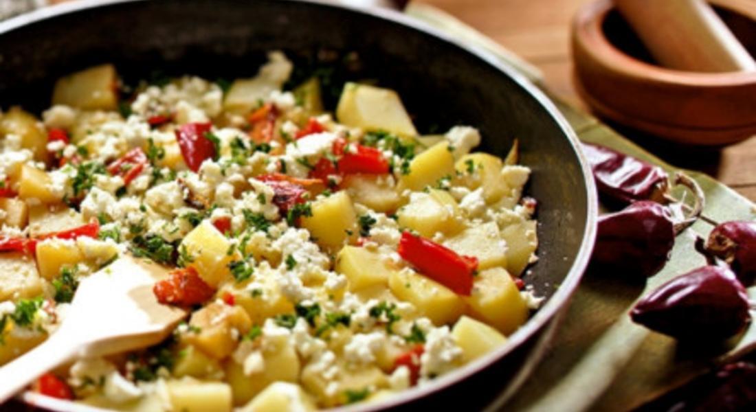 Бързи картофи по родопски