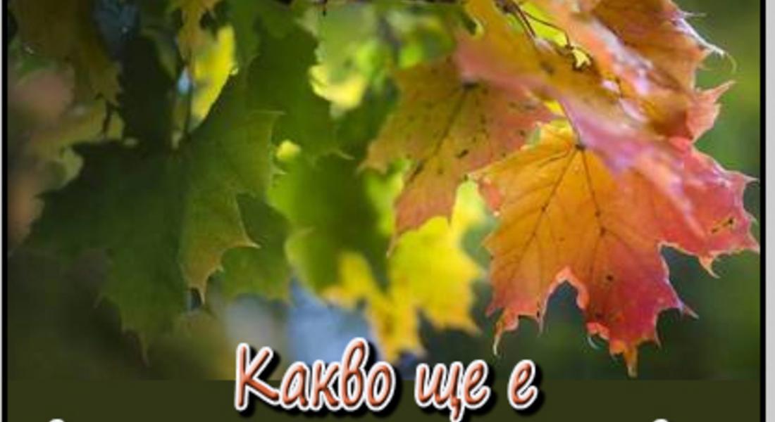 Есента напомня за себе си днес