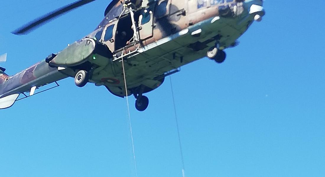 Алпийците от Смолян провеждат обучение съвместно с военнослужещи от 24 - та авиобаза - Крумово