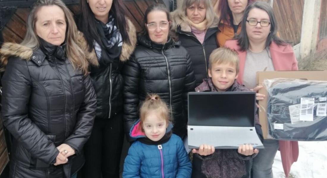 Радост в очите на децата след мисията „От деца за деца! Доброто продължава! Да подадем ръка!“