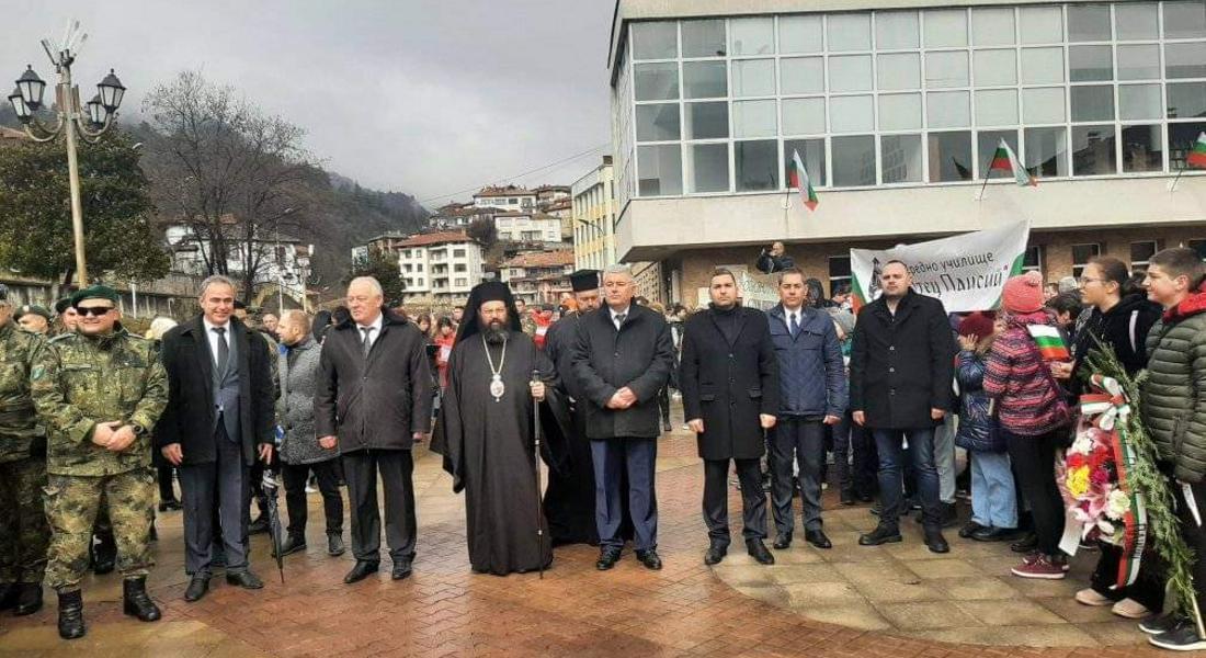 СМОЛЯН ТЪРЖЕСТВЕНО ОТБЕЛЯЗА 145  ГОДИНИ ОТ СВЕЩЕНАТА БЪЛГАРСКА СВОБОДА