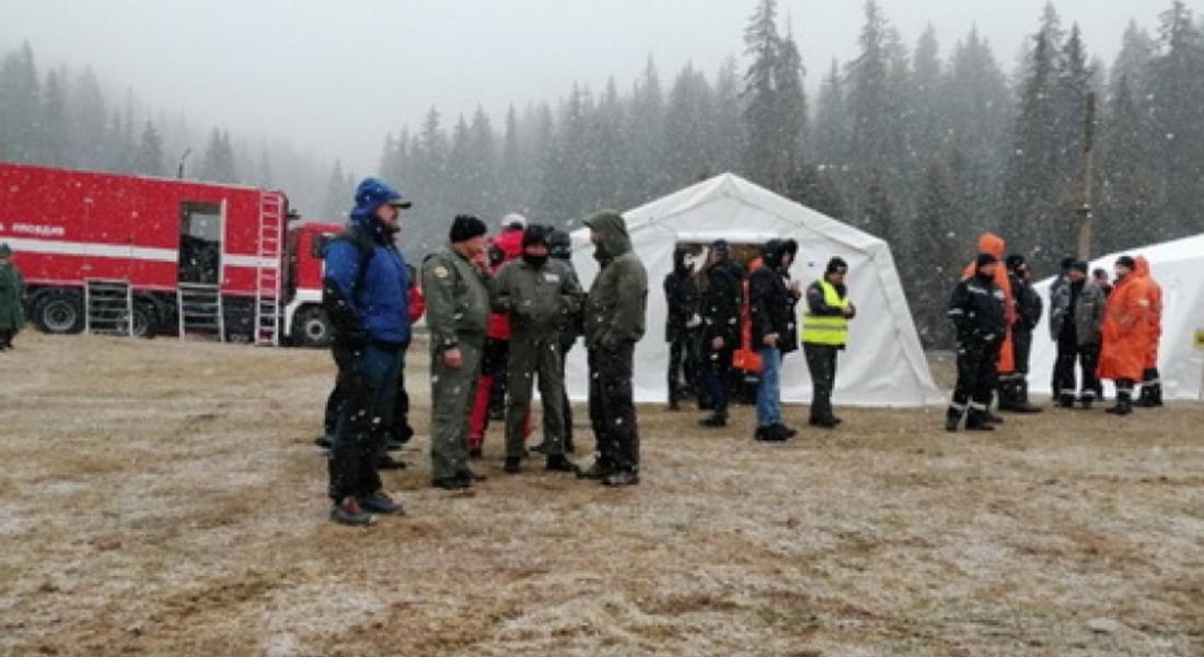 Учение за реакция при авиопроизшествие се проведе на Роженските поляни