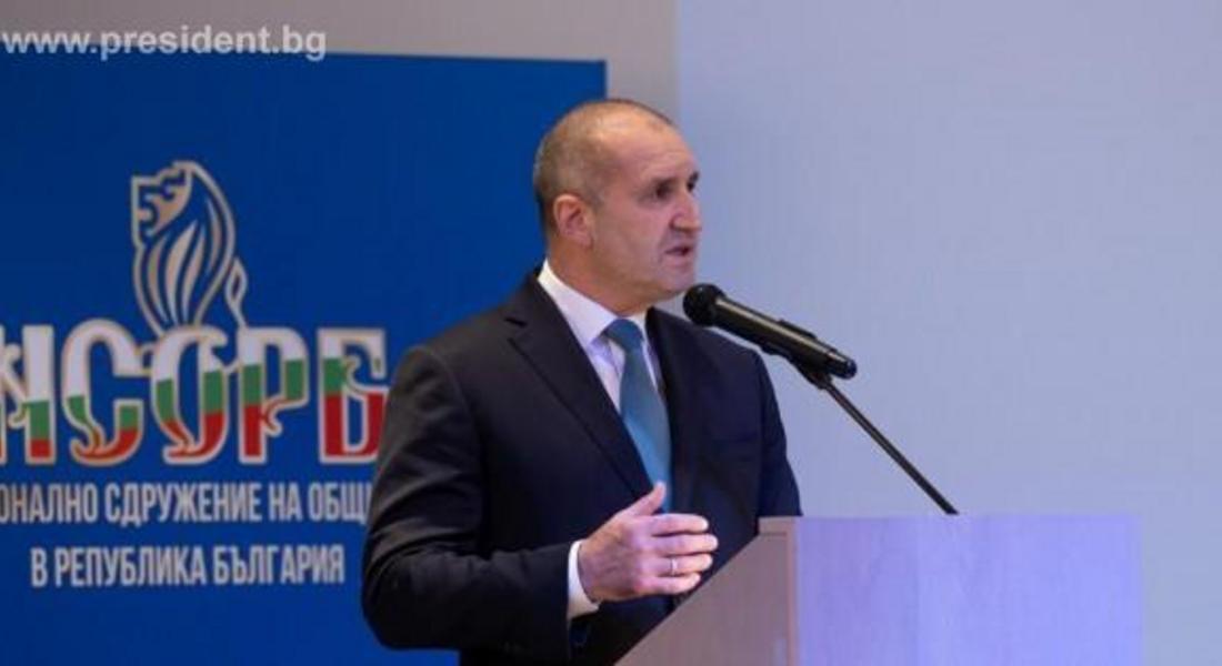 Президентът Радев: Финансовата децентрализация на общините е ключът към устойчивото развитие на българските региони