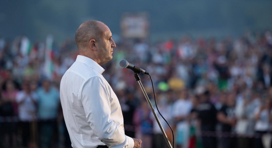 Радев: На „Рожен“ черпим от духовната сила на предците ни, които в най-тежките времена не престанаха да се борят да живеят заедно в свободна България