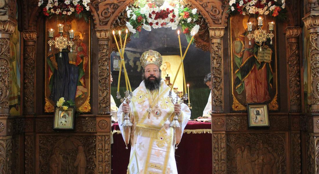 Архиерейска св. Литургия на празника  Преображение Господне в храм „Св. Николай Чудотворец”-  кв. Устово