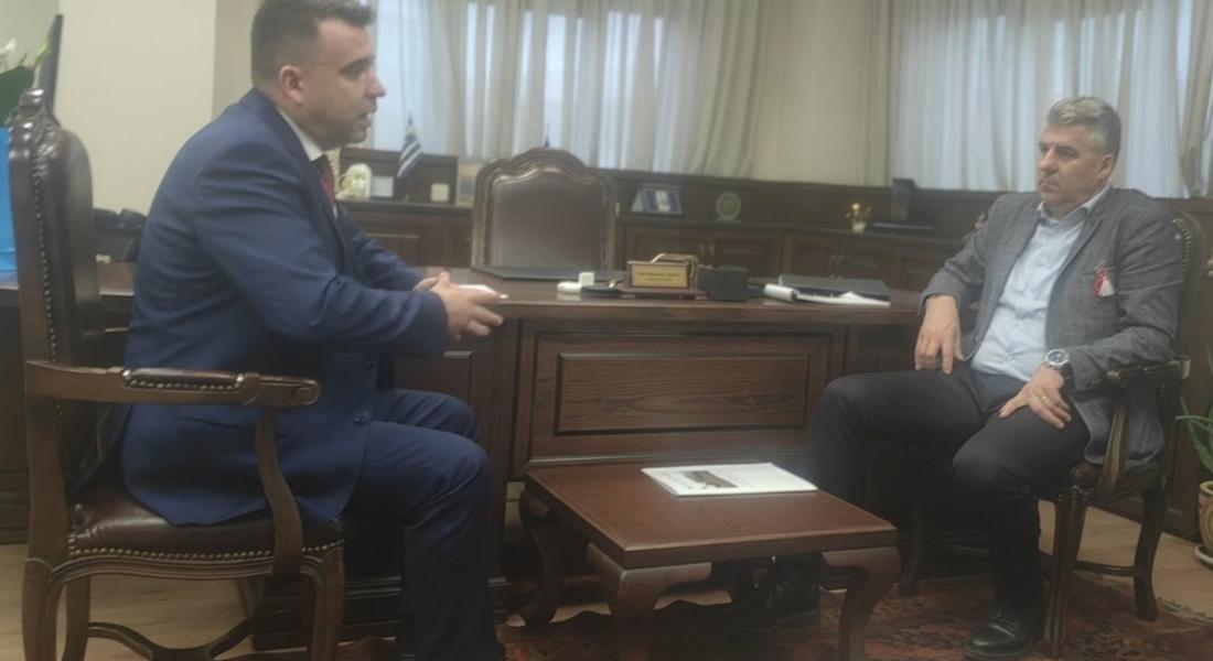 Областните управители Захари Сираков и Христодулос Топсидис обсъдиха финалните процедури за отваряне на пътя „Рудозем-Ксанти“