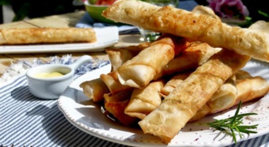 Цигара бюрек със сьомга