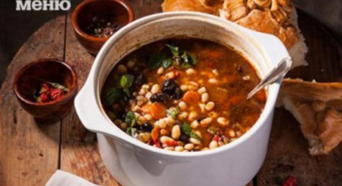 Боб в гърне с маслини