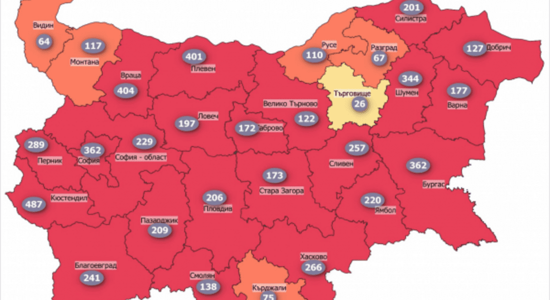  Близо 3000 случая на COVID-19 у нас, в област Смолян са 37