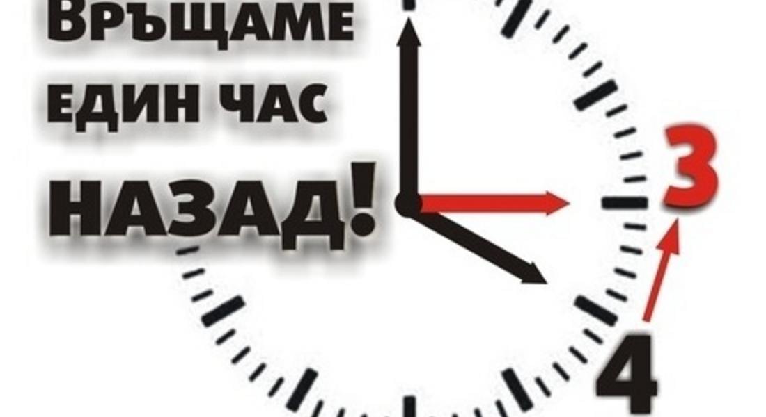  Връщаме часовниците в деня на вота