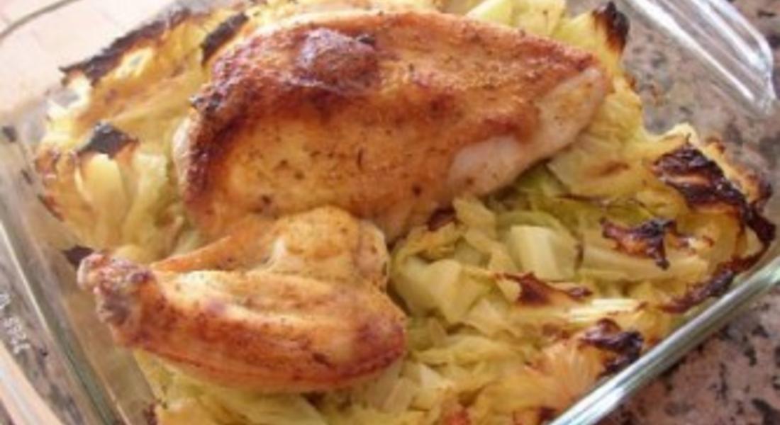 Пиле със зеле по манастирски