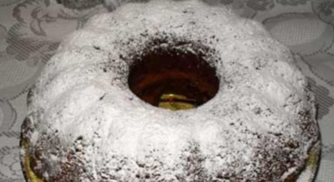 Кекс с ябълки