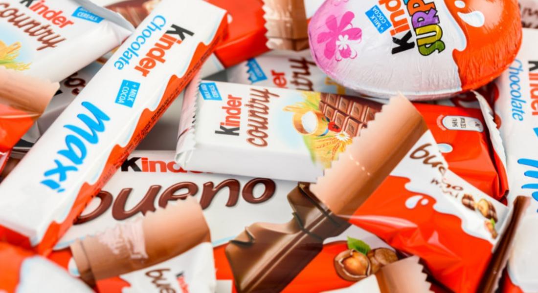  Изтеглят от пазара всички продукти на Kinder, произведени в Белгия
