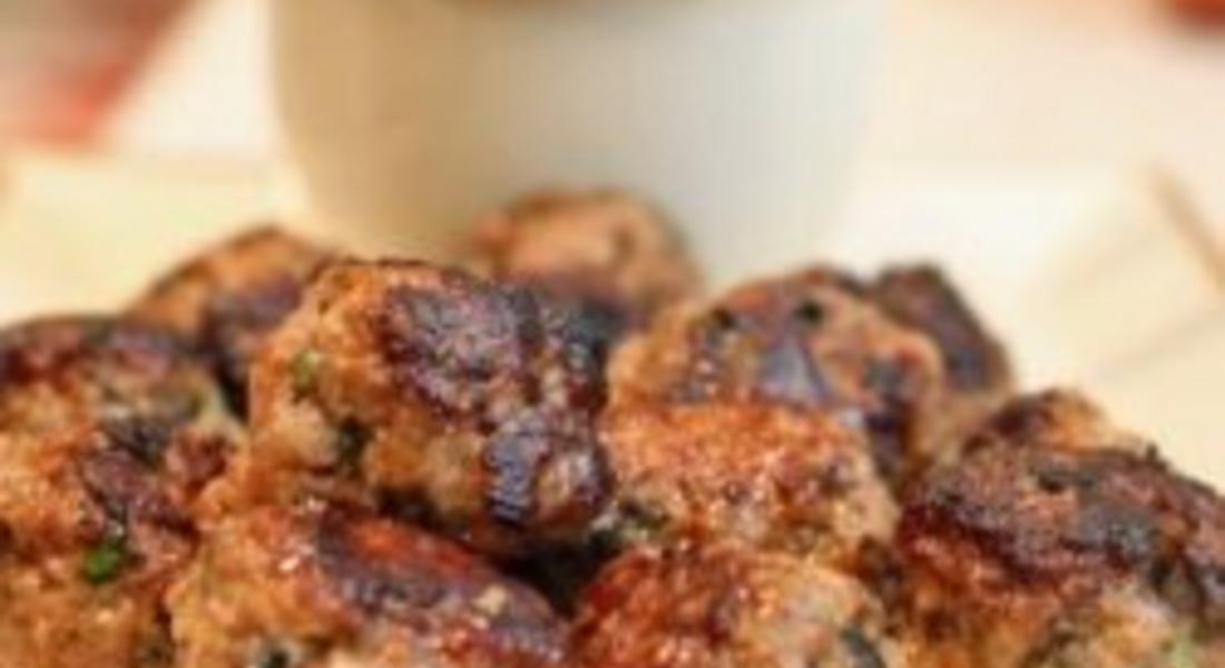Пържени кюфтенца с маслини