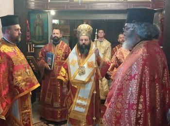 Епископ Висарион възглави архиерейска св. Литургия  в храм „Св. Атанасий Велики” - Чепеларе 