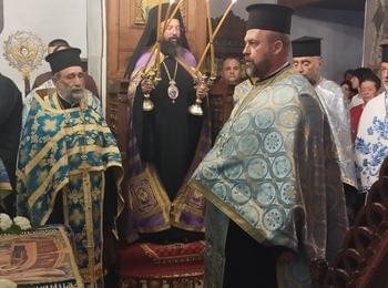 Архиерейска вечерня с Опело на Пресвета Богородица беше отслужена в храм „Успение Богородично”- село Широка лъка