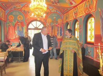  Кметът   Мелемов  уважи храмовите празници на църквата в Смилян и парклиса в местността Варадил  