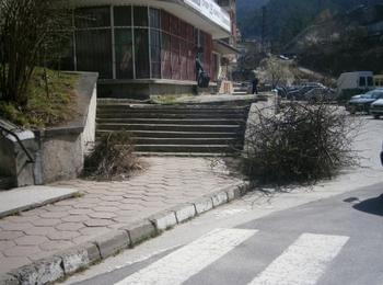 Продължава разчистването и извозването на дървета и клони в община Мадан