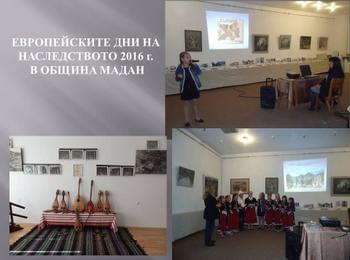 Община Мадан се включи в Европейските дни на наследството 2016г.